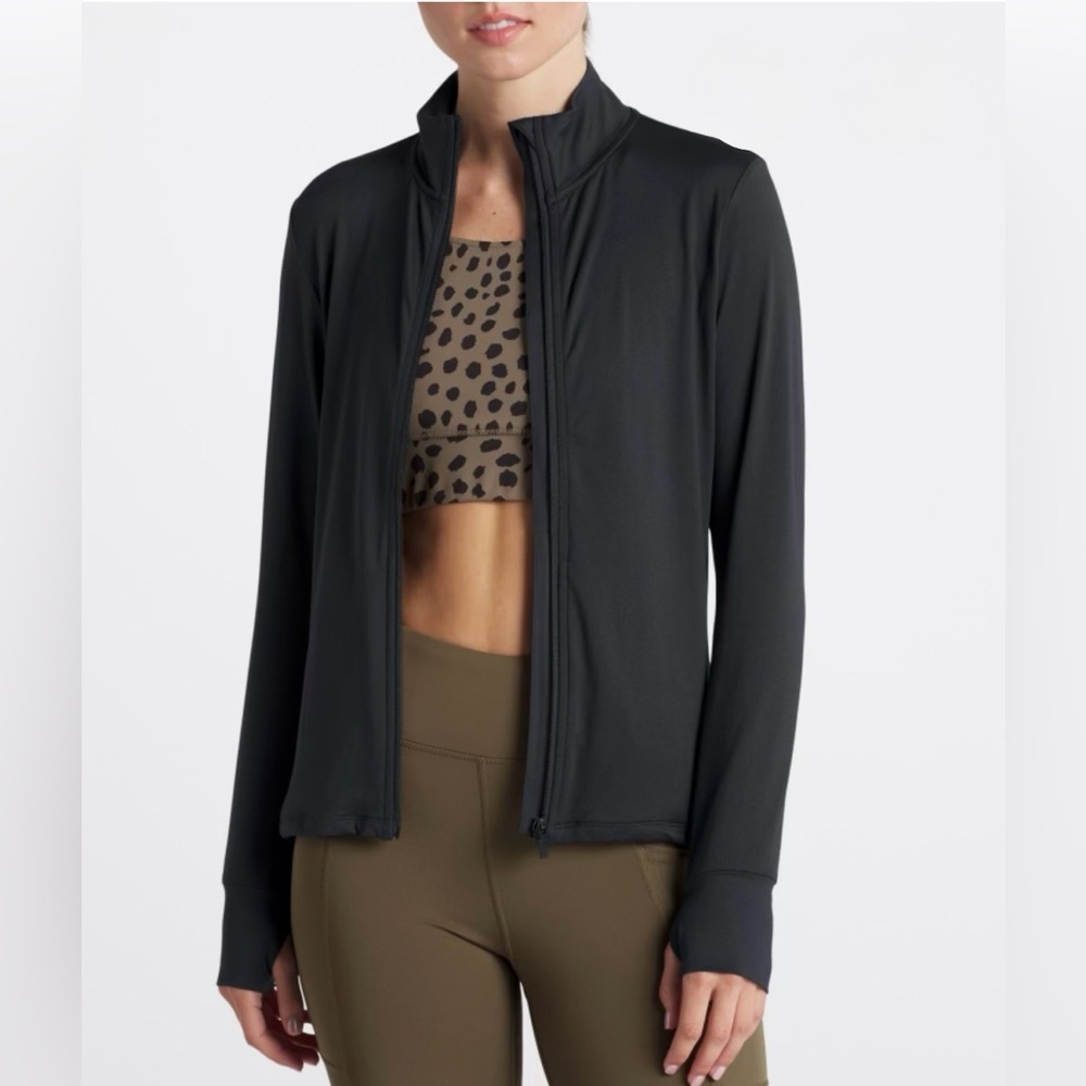 We Wander WeFlex Remi Performance Zip Up, NWT, Black, Size M